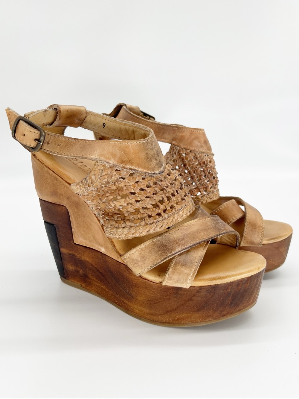 Bed Stu Petra Wedges Size 9